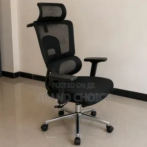 Ergonomic Mesh Office Chair With Headrest & Adjustable Arms