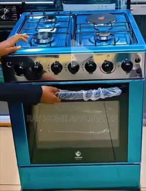 60×65cm Euroken 3+1 Standing Cooker With Electric Oven