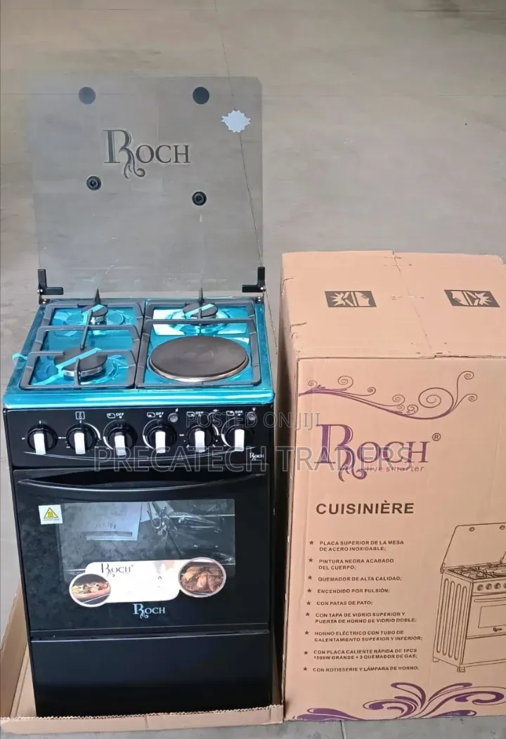 Roch 50x55 Gas Cooker With Electric Hotplate & Oven