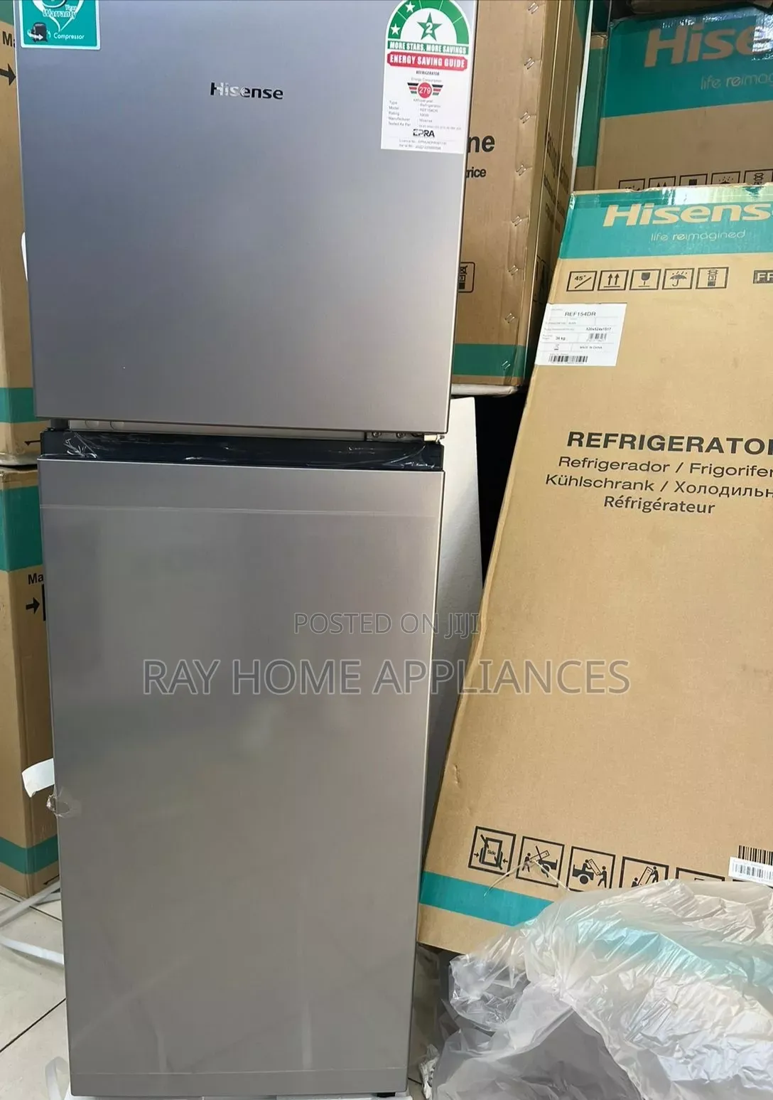 154litres Double Door Refrigerator