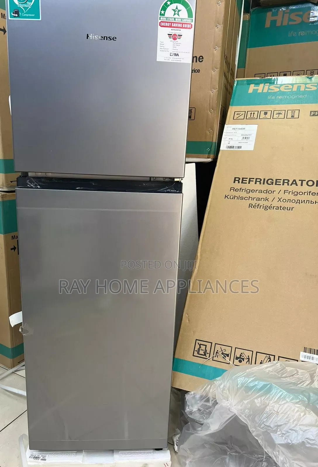 154litres Double Door Refrigerator