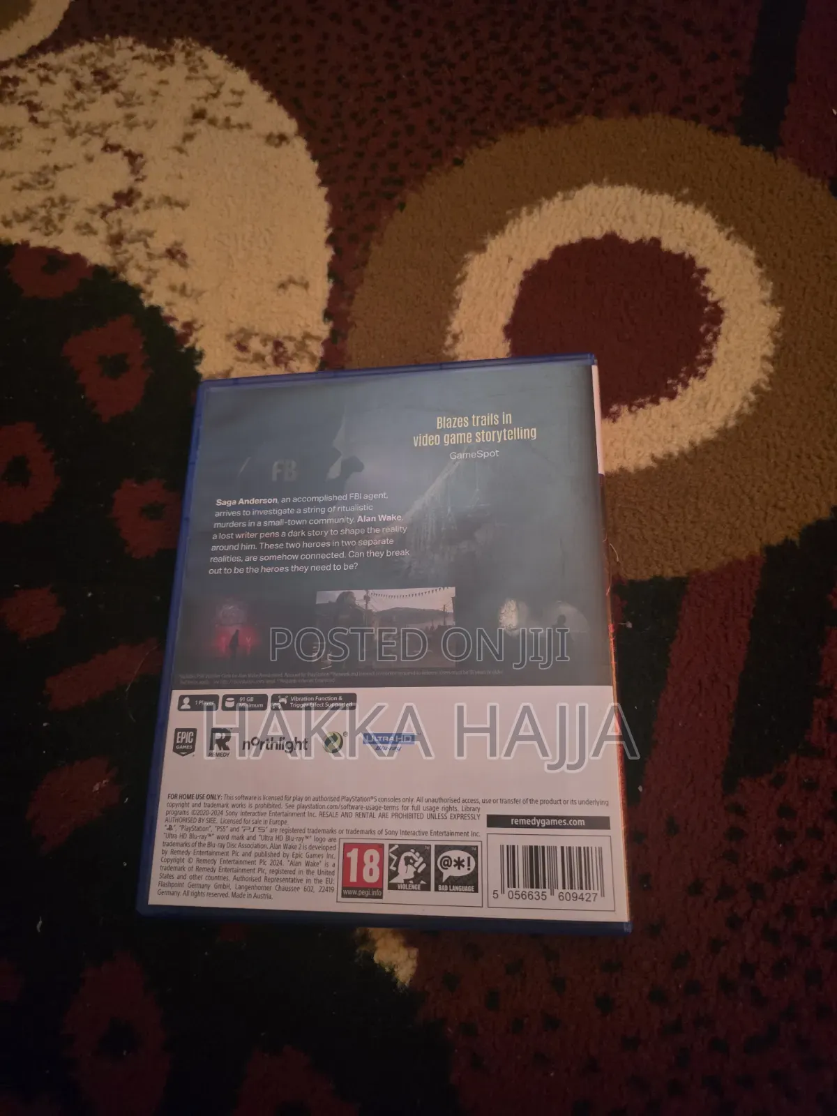 Alan Wake 2 Deluxe Edition Ps5 and Gta5 Ps5 Bundle