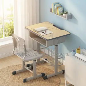 Home Desks; Reclining Height Kids Study Desk Chair Sets