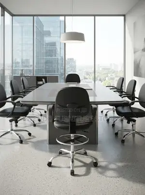 Office Chairs; High Height Fabric Adjustable Receptionist Chairs