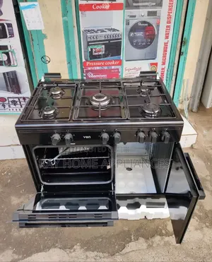 Von Standing Cooker 60X90CM 5Gas VCF965031NSK Gas Compartment