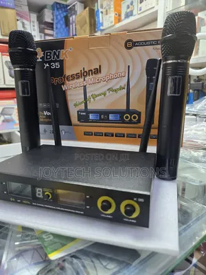 BNK X35 Professional Dual Wireless Mic | Church, DJ & Events