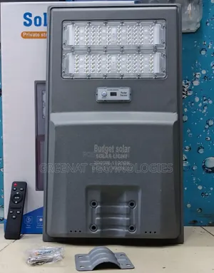 Budget Solar 2000W Solar Street Light IP67 Dusk to Dawn 36000mAh