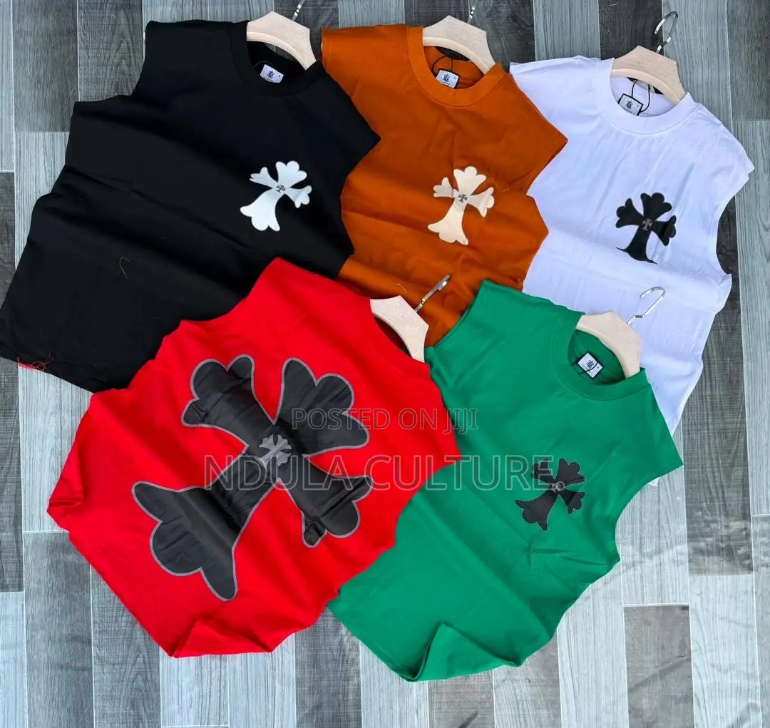 Off White/Chrome Hearts Sleeveless Tshirts