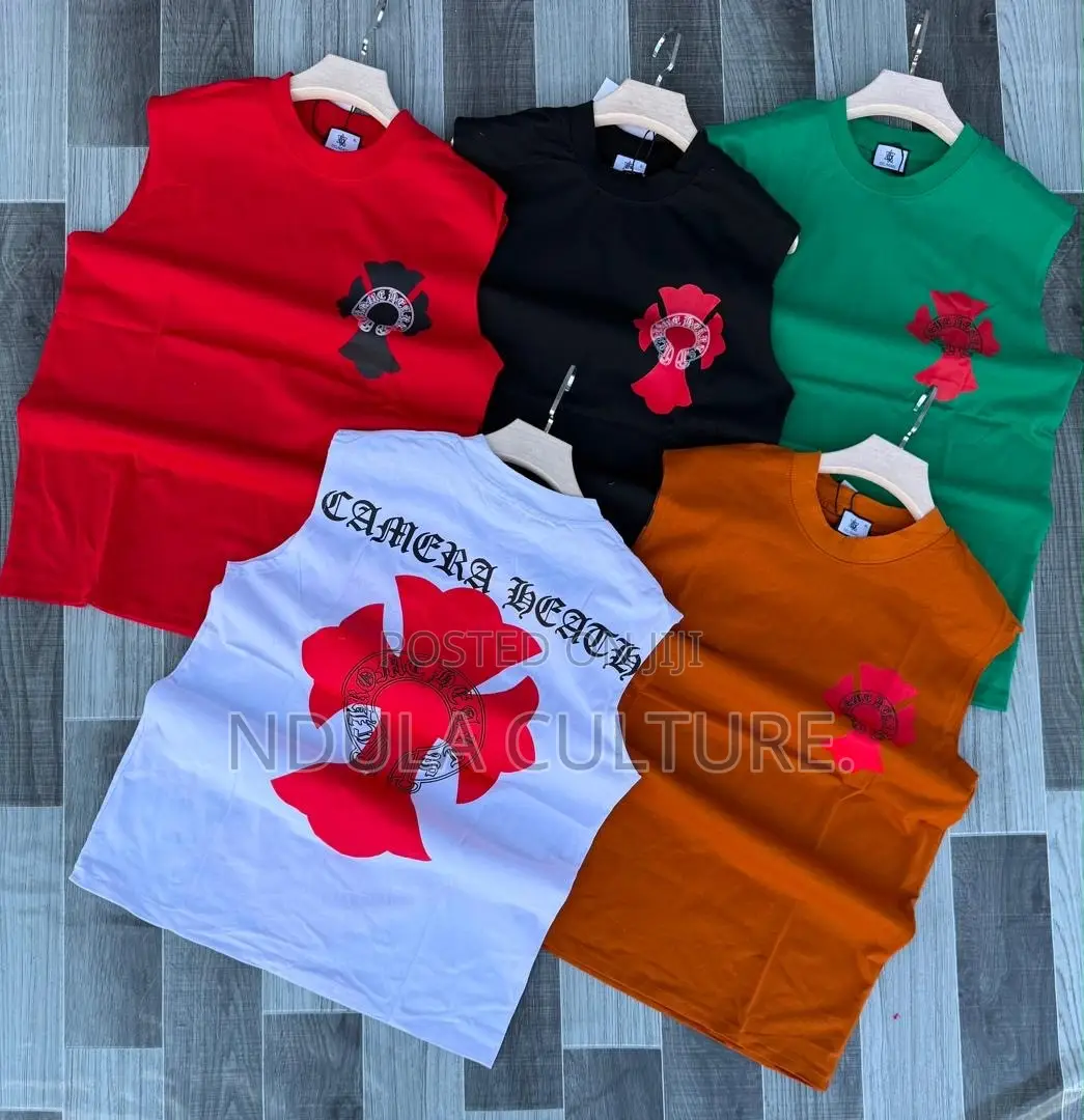 Off White/Chrome Hearts Sleeveless Tshirts