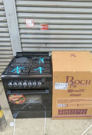 Roch 60x60 Cooker – 3 Gas + 1 Electric Hotplate