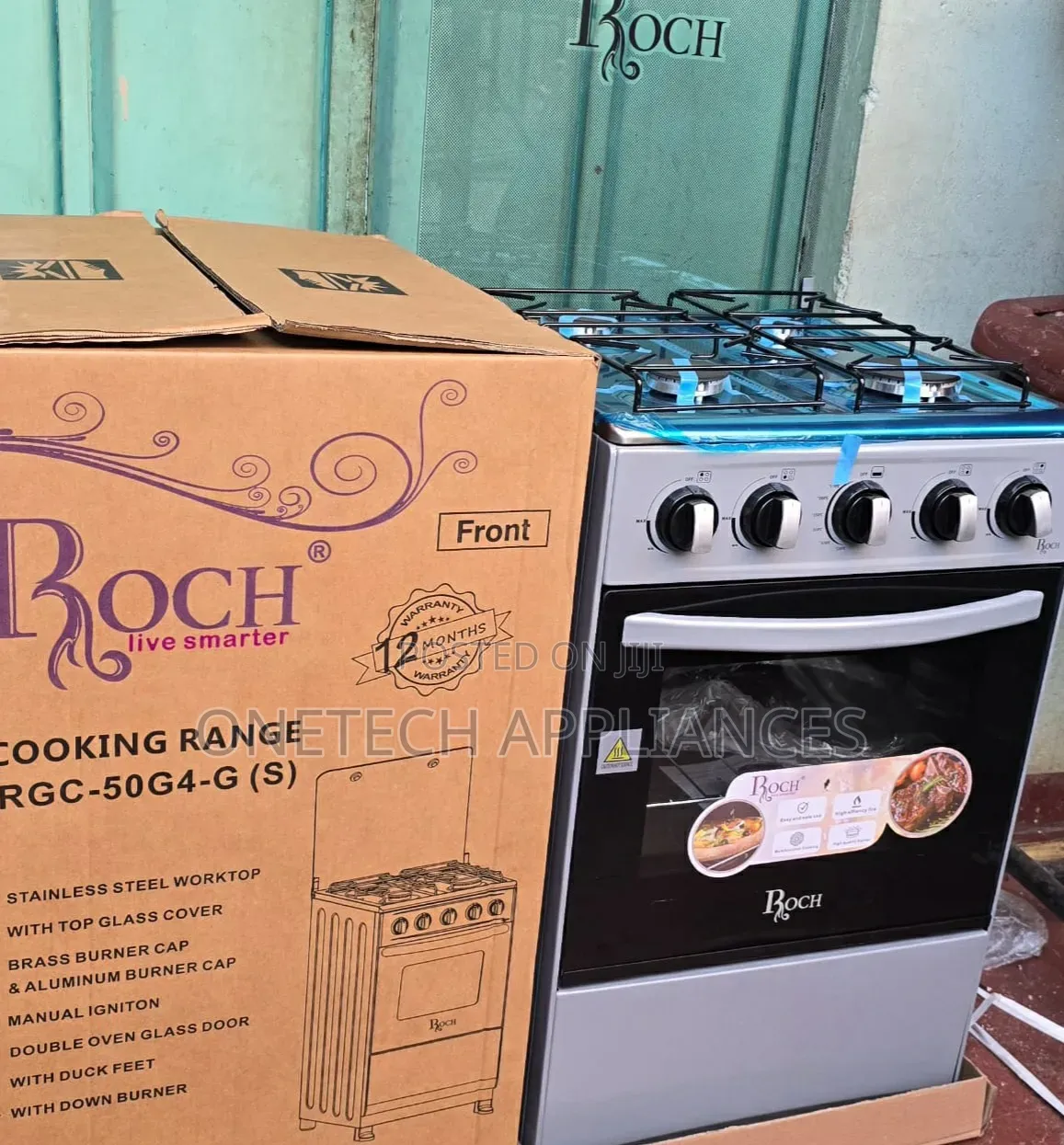 🔥
50*55 Roch Full Gas Standing Cooker