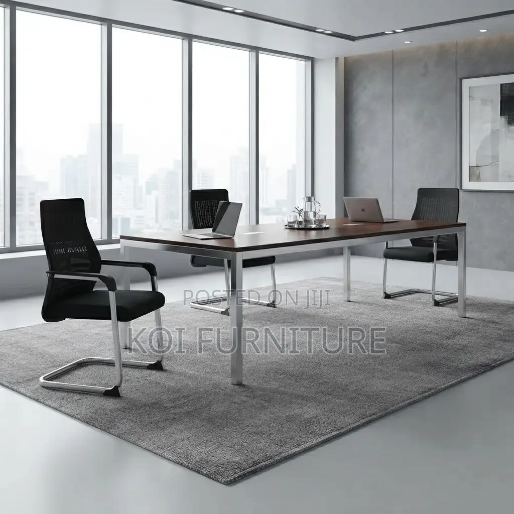 Office Chairs; Fabirc High Backrest Visitots Chair With Fixed Arms