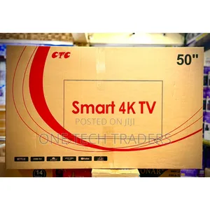 CTC 50" Smart 4K UHD TV – Frameless