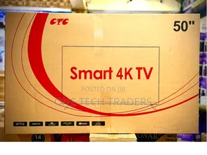 CTC 50" Smart 4K UHD TV – Frameless