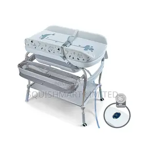 3-in-1 Foldable Baby Changing Table With Bath Tub