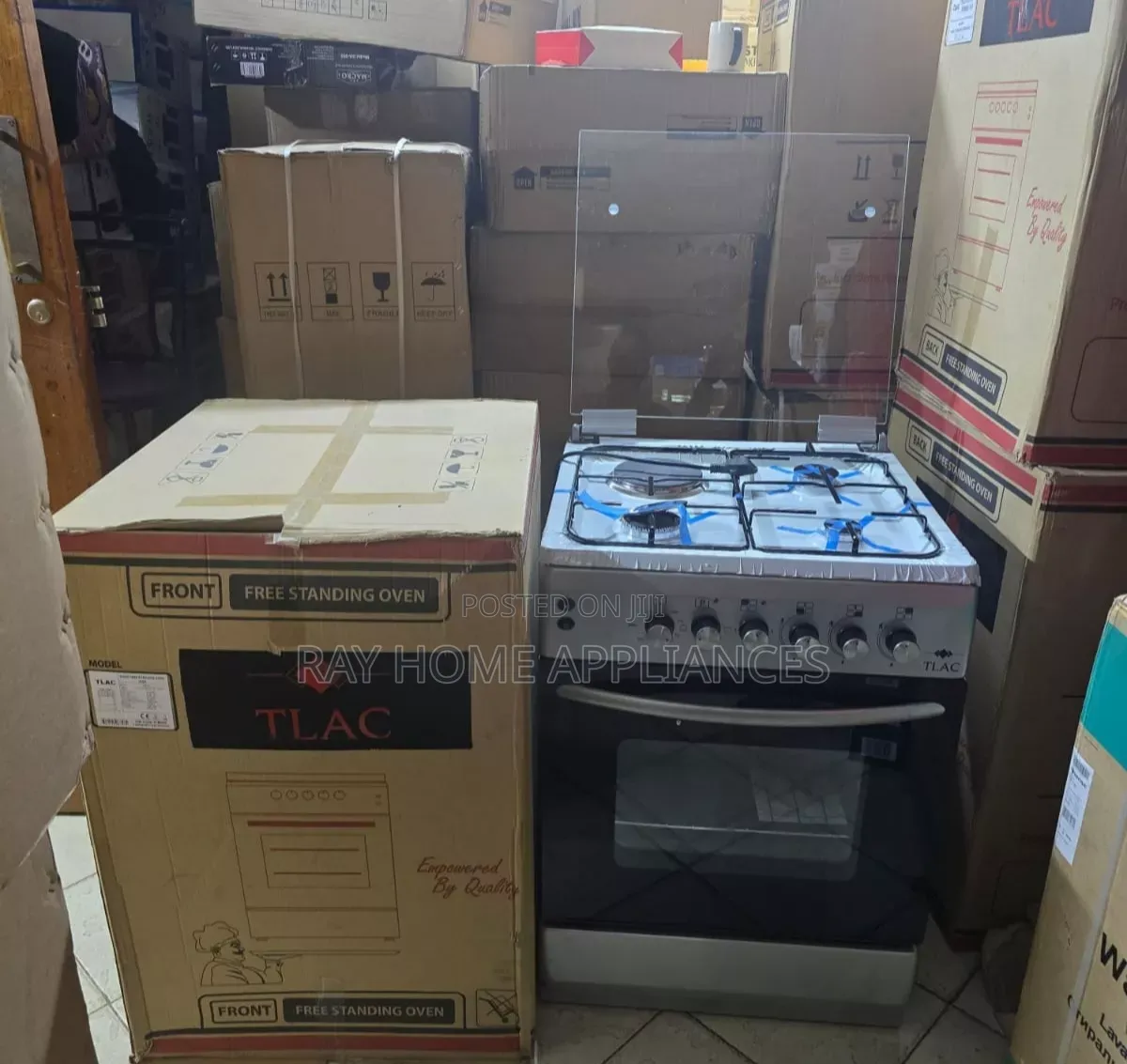 TLAC Made in Turkey 60*60cm  3+1 Standing Cooker With Gas Sensor