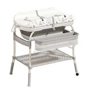 3-in-1 Foldable Baby Changing Table With Bath Tub