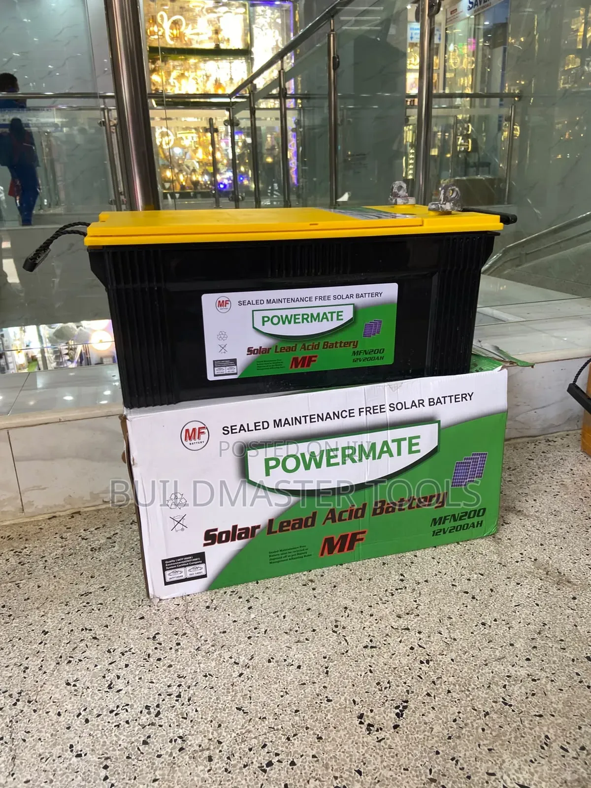 Powermate 12V 200Ah Sealed Maintenance-Free Solar Lead-Acid Battery