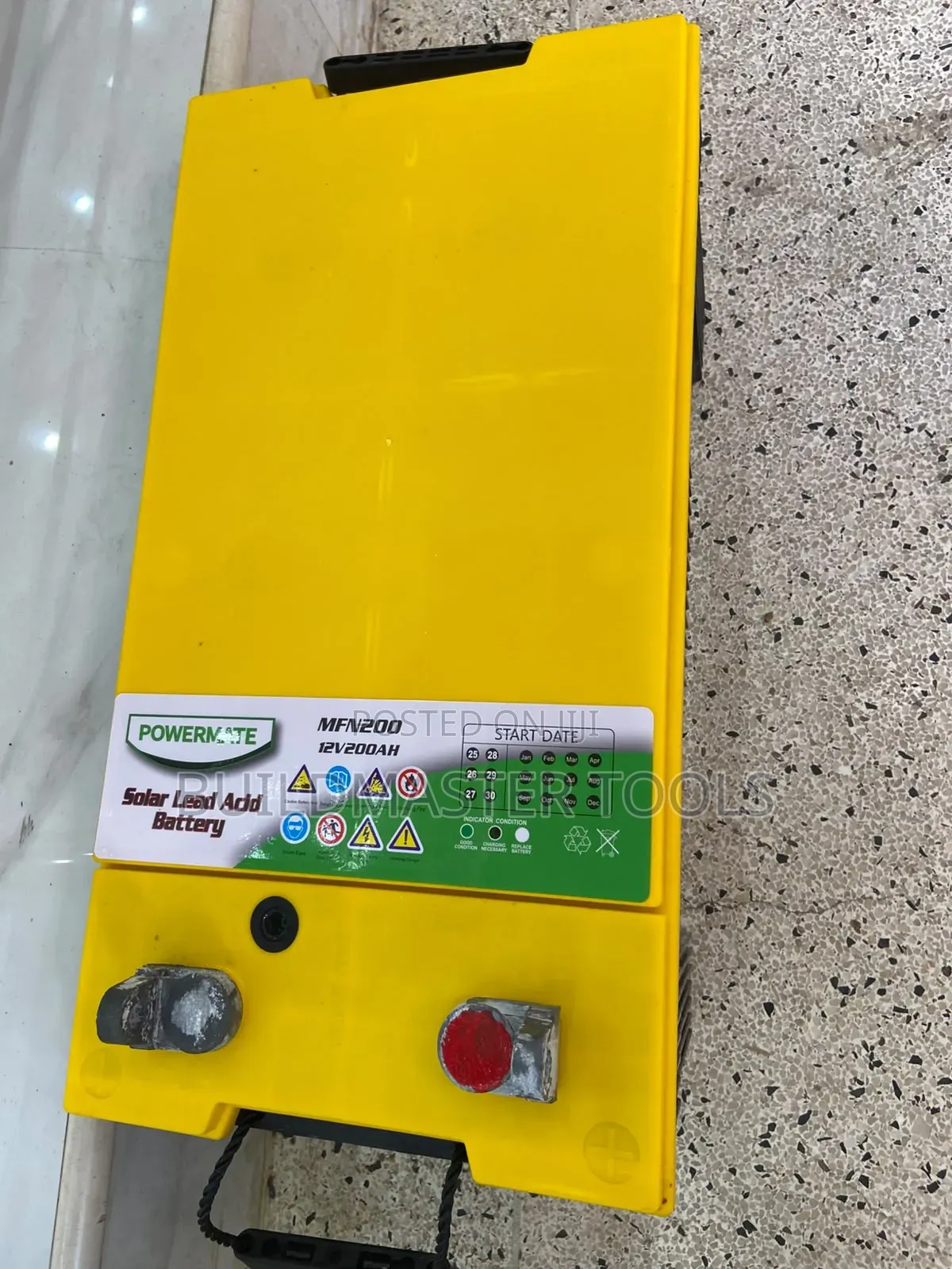 Powermate 12V 200Ah Sealed Maintenance-Free Solar Lead-Acid Battery