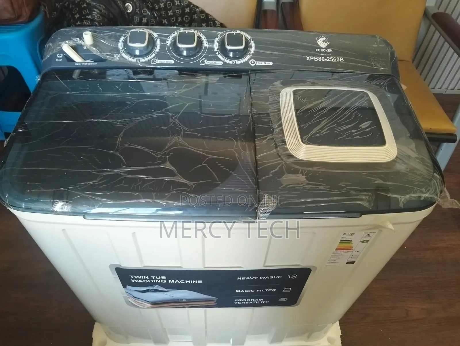 Euroken 8kg Twin Tub Washing Machine