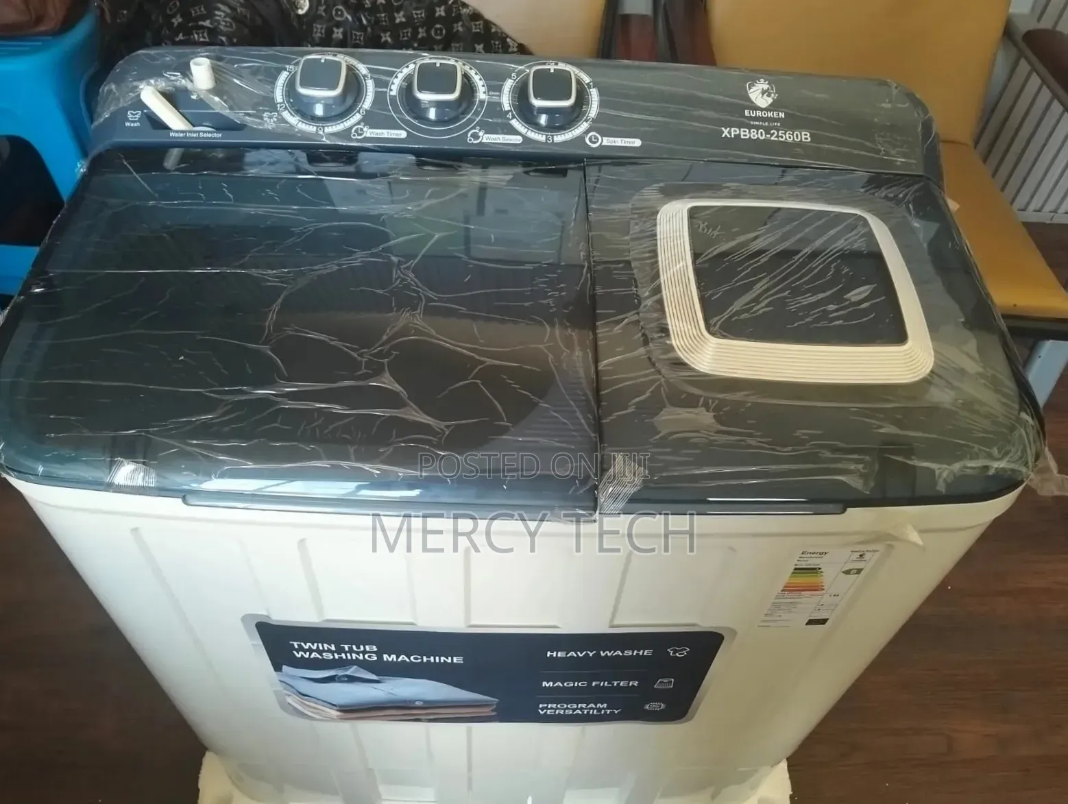 Euroken 8kg Twin Tub Washing Machine