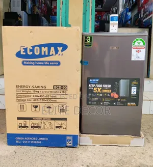 Ecomax 90L Single Door Fridge + FREE Fridge Guard – Energy Saving