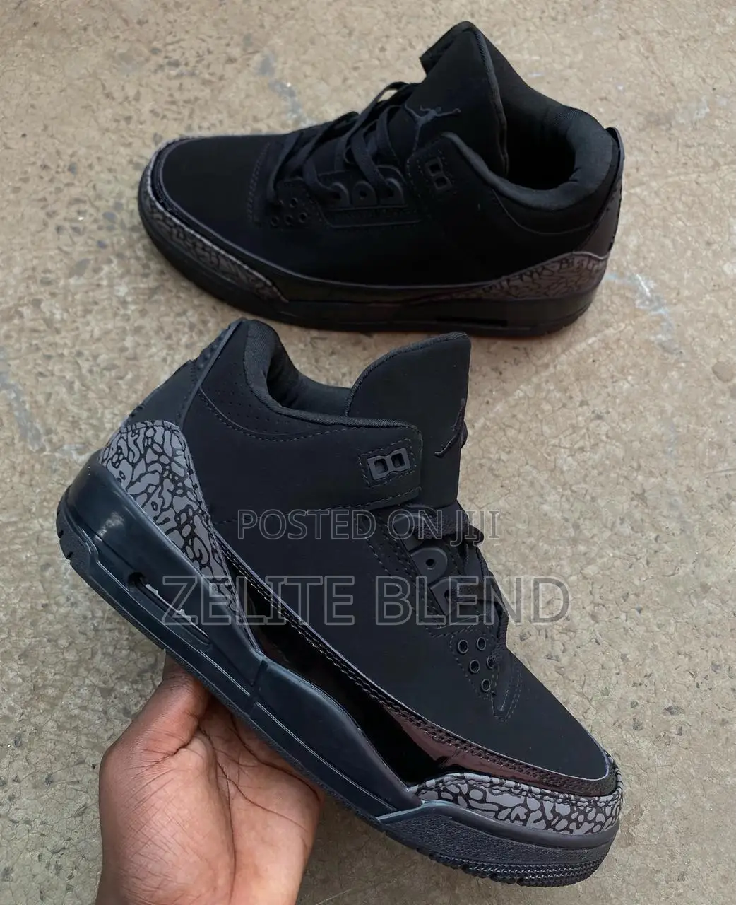 Black Jordans