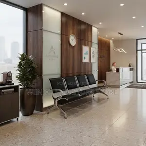 Office Benches; Leather Four Seaters Reception Modern Benches