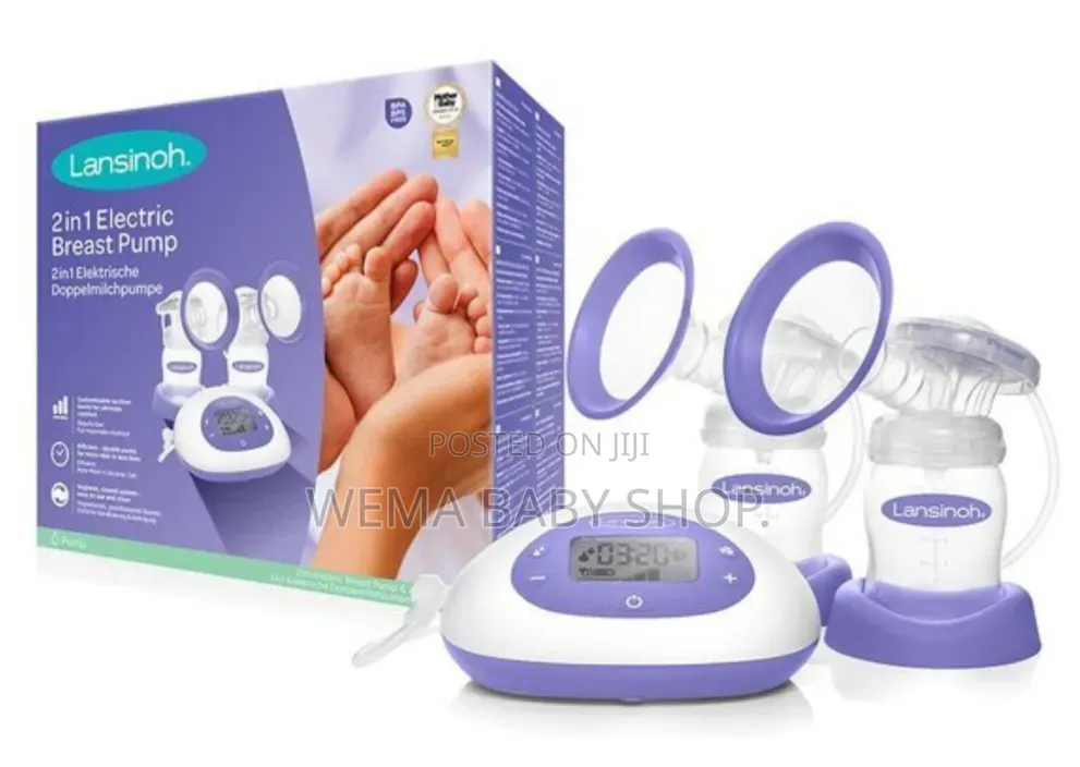 Lansinoh 2-in-1 Double Electric Breast Pump(efficient and Comfortable)
