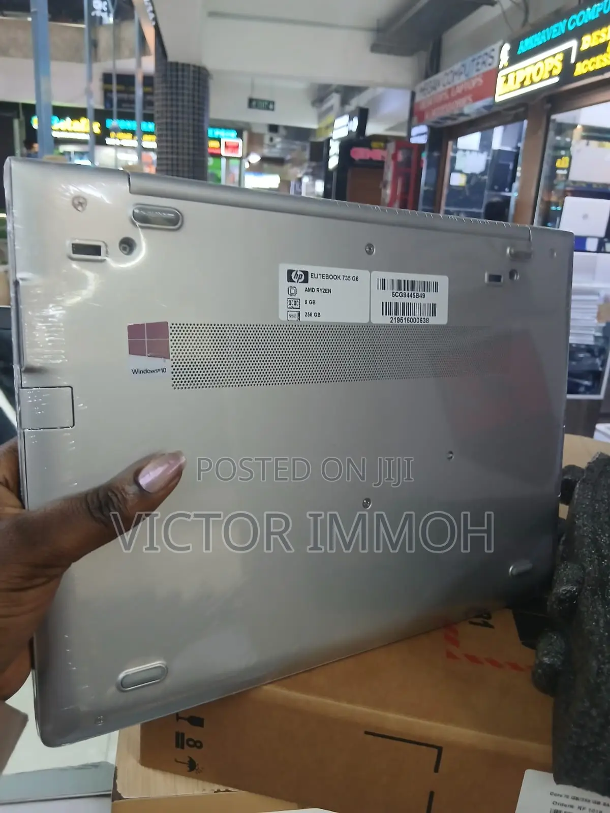 New Laptop HP EliteBook 735 G6 8GB AMD Ryzen 5 SSD 256GB