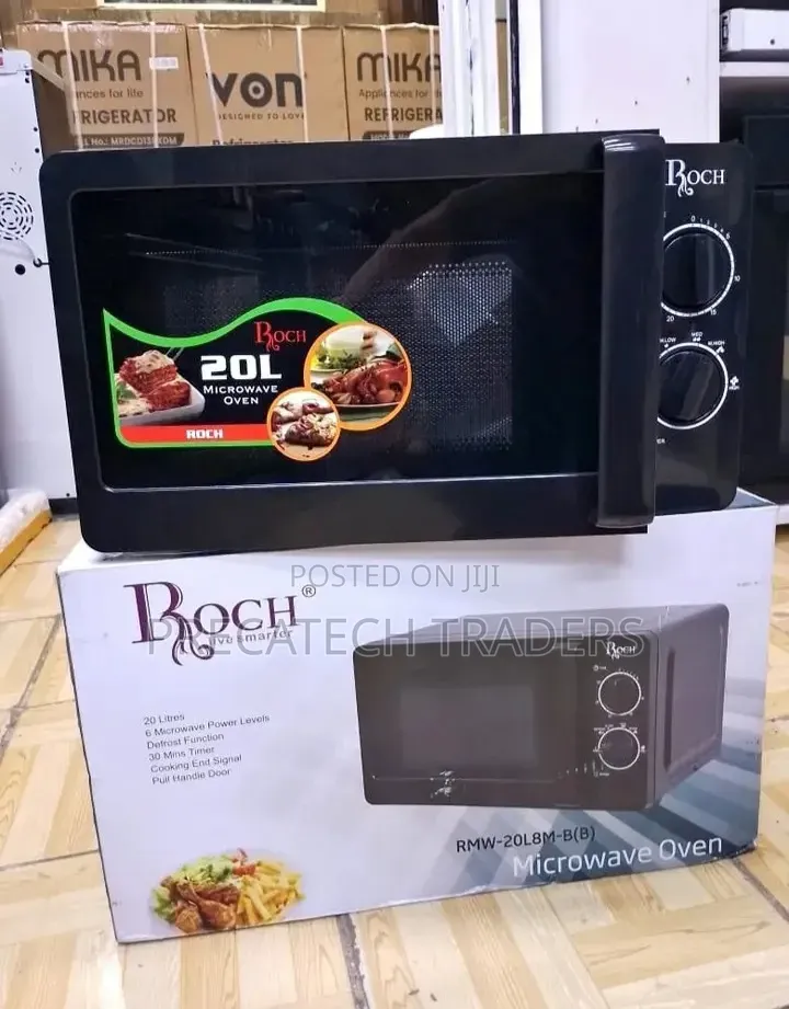 Roch 20L Microwave – Fast Heating & Defrosting