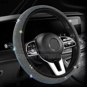 Luxury Bling Rhinestone Universal Steering Wheel Cover