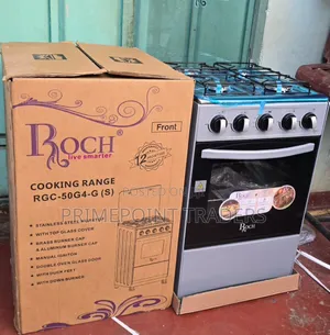 Roch 50×55 Full Gas Cooker – Stylish Freestanding Kitchen Cooker