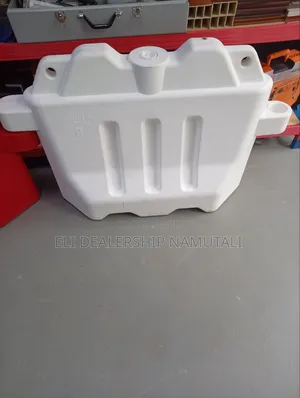 Red & White Plastic Road Barrier – Water Filled Traffic Safety Barrier
