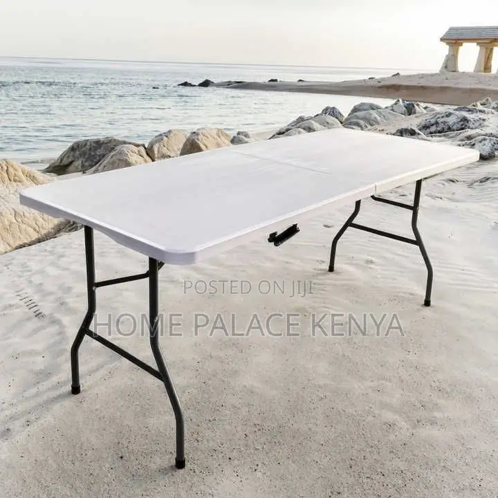 Folding Table; Space-Saving Foldable Table for Outdoor Events