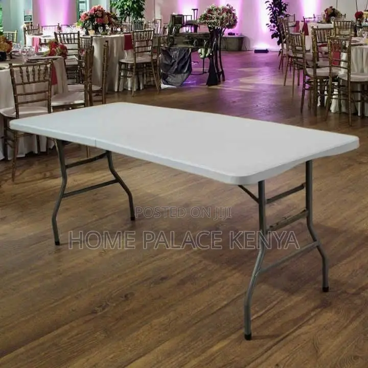Folding Table; Space-Saving Foldable Table for Outdoor Events