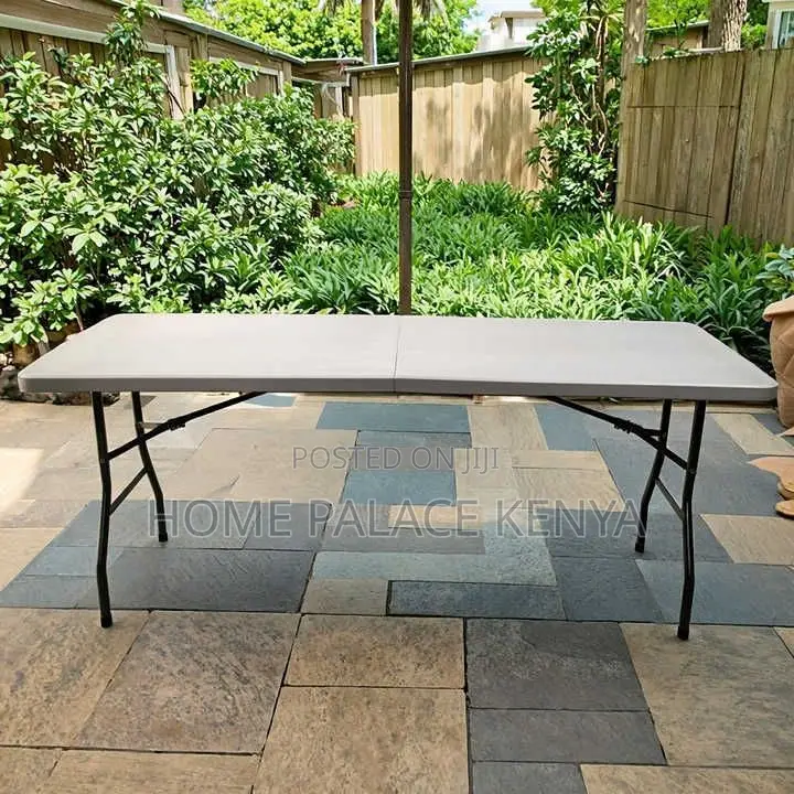 Folding Table; Space-Saving Foldable Table for Outdoor Events