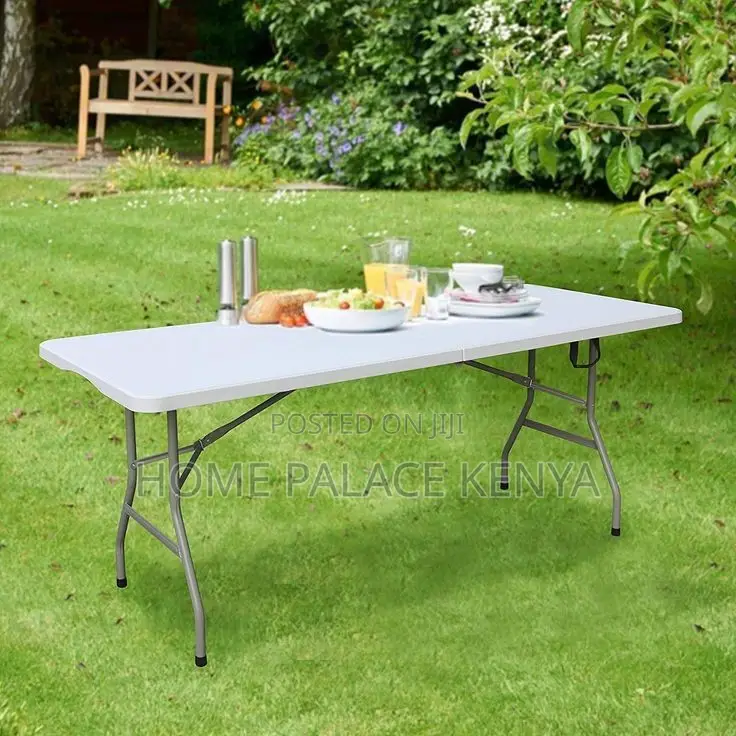 Folding Table; Space-Saving Foldable Table for Outdoor Events