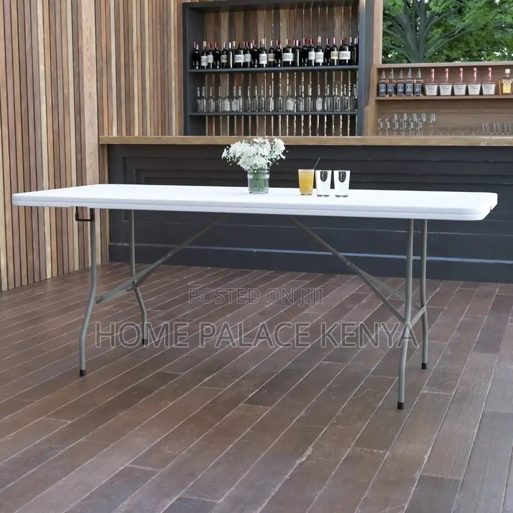 Folding Table; Space-Saving Foldable Table for Outdoor Events