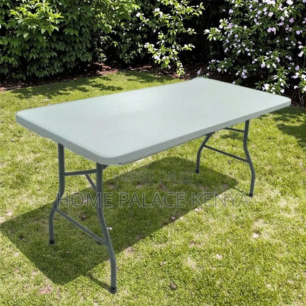 Folding Table; Space-Saving Foldable Table for Outdoor Events