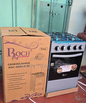 Roch 50*55 4gas Burner Standing Cooker With Gas Ovem