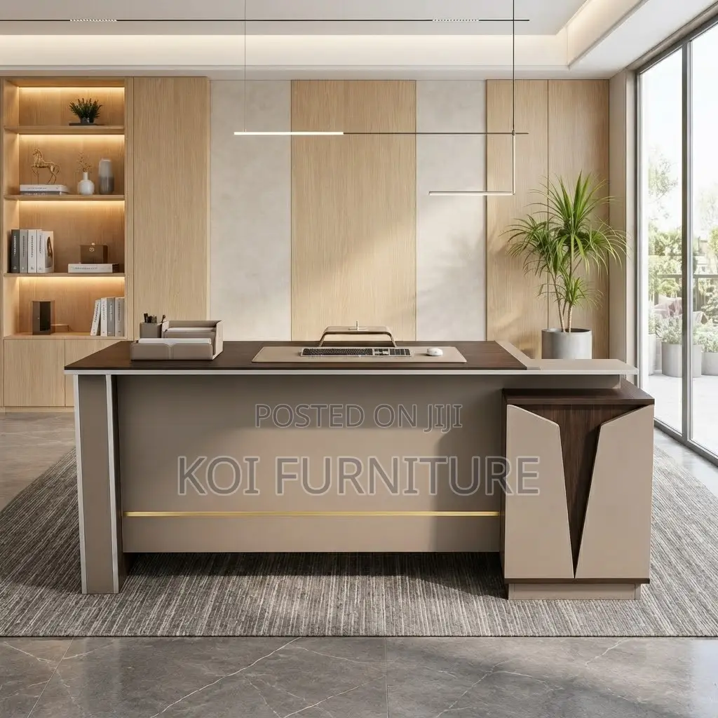 Office Desk; Executive Modern 1800MM Executive Seneege Desk