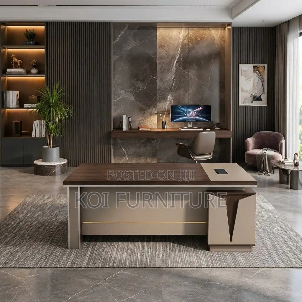 Office Desk; Executive Modern 1800MM Executive Seneege Desk