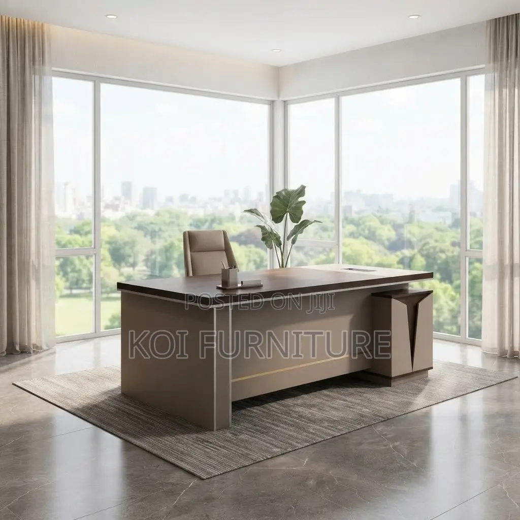 Office Desk; Executive Modern 1800MM Executive Seneege Desk