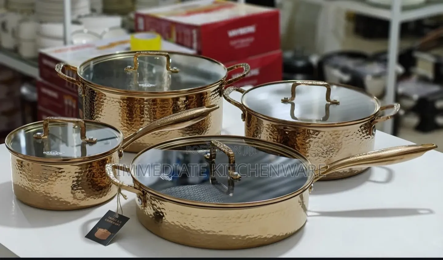 8 PCS Heavy  Stainless Steel Cookware Set