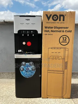 Water Dispenser  Von 3 Taps Water Dispenser With Child Lock