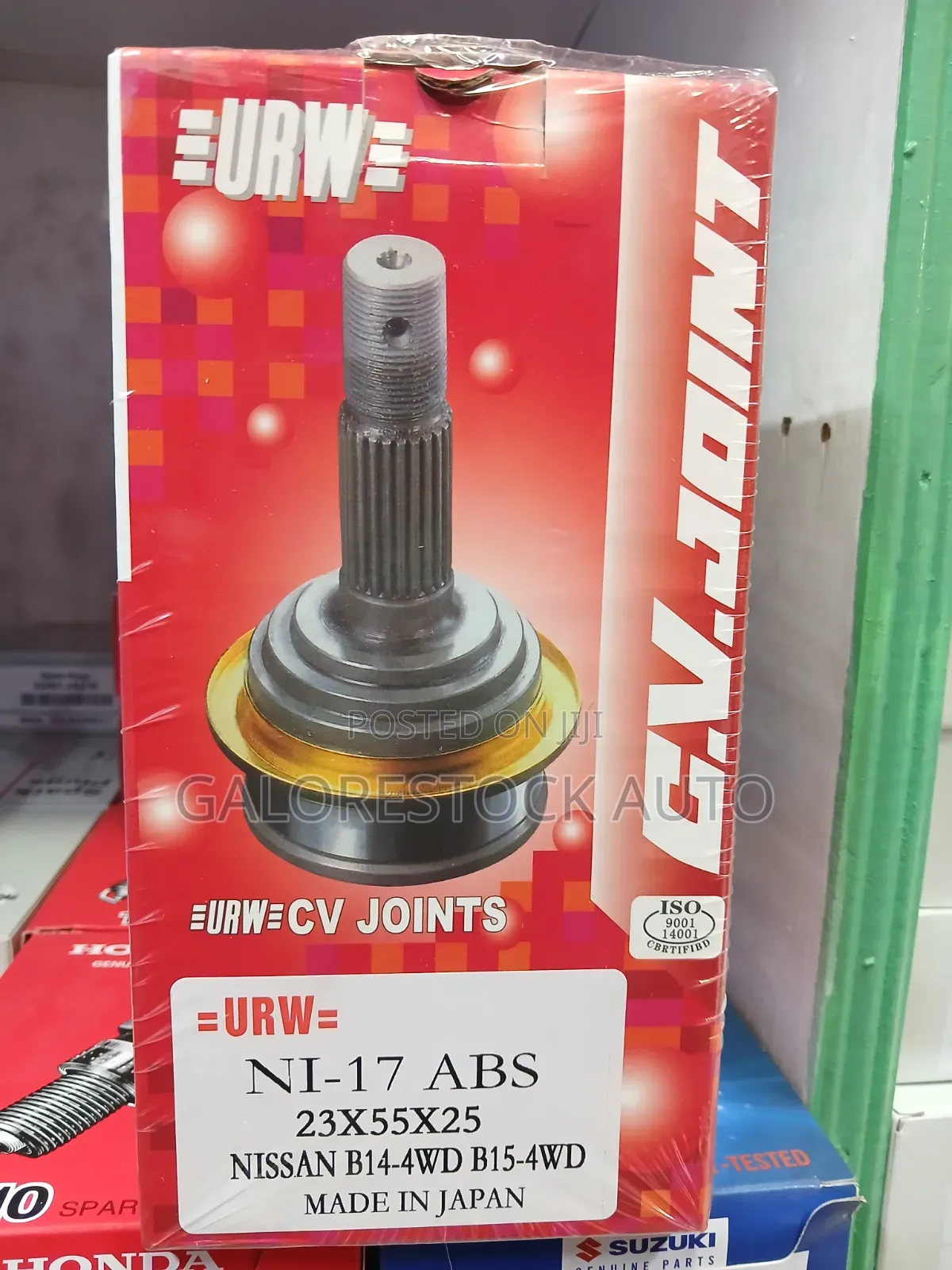 Eurw Ni-17 Abs Cv Joint–23×55×25 – Nissan Sunny B14 / Ad Van /Wingroad