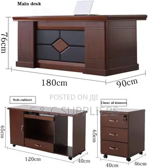Executive C&C Corner Table-1.4m