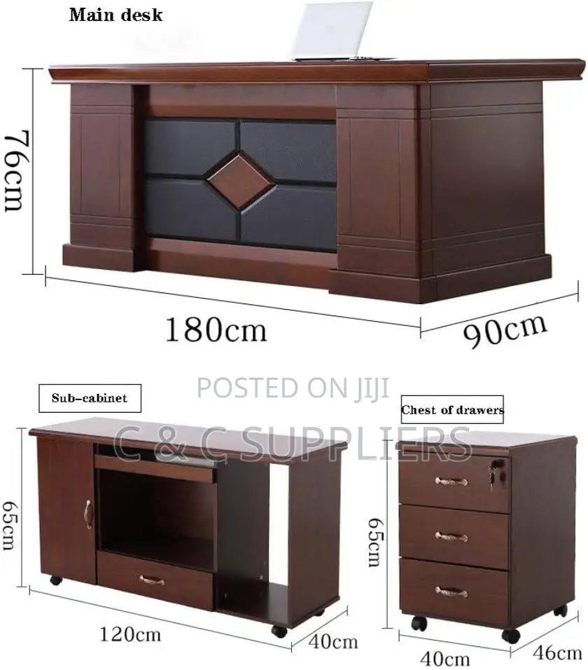 Executive C&C Corner Table-1.4m
