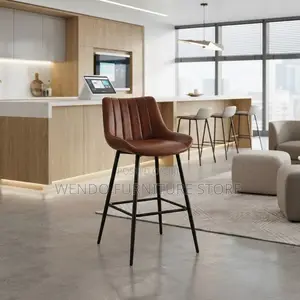 Barstools; Ergonomic Mid Backrest Support Home Barstools